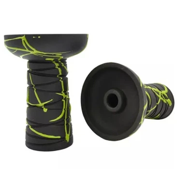 Чаша для кальяна Gusto Bowls Classic Phunnel Black-Green черно-зеленая 11см фаннел