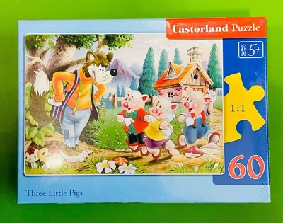 Пазли Castorland 60шт (06106) 32*23 см Троє поросят
