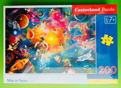 Пазли Castorland, 200 шт, Людина в космосі, 222261