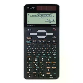 Научный инженерный калькулятор Sharp EL-W506T-GY (Батарейка + Солнечная панель)
