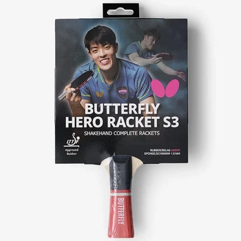 Ракетка для настільного тенісу Butterfly HERO Racket S3 Dang Qiu (6251730002)