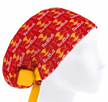 Медицинская шапочка женская HeadwearUniverse универсальная принт Red Bull