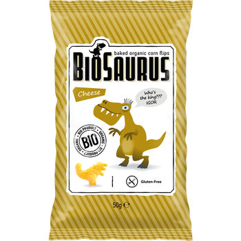 Хрустики с сыром Без глютена Biosaurus 50 г