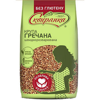 Крупа гречана швидкого приготування Без глютена Сквирянка 800 г