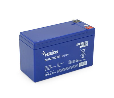 Аккумулятор 12V 7.2Ah MERLION ORBUS GLO1272F2 (38029)