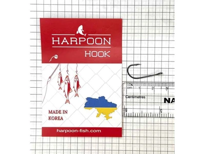 Гачки одинарні HARPOON 2 (5шт/уп) BIG EAR