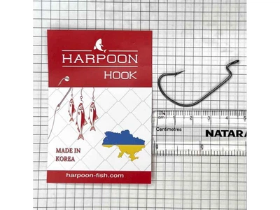 Гачок офсетний HARPOON 4/0 (5шт/уп)