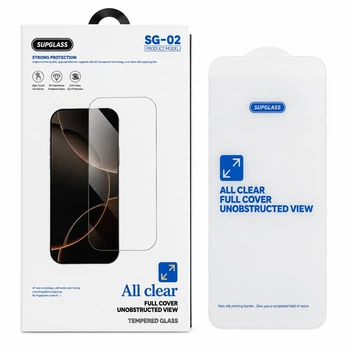 Защитное стекло на iPhone 13 / 13 Pro / 14 / 16e Clear Glass 9H прозрачное (ЕС-2256I13C)