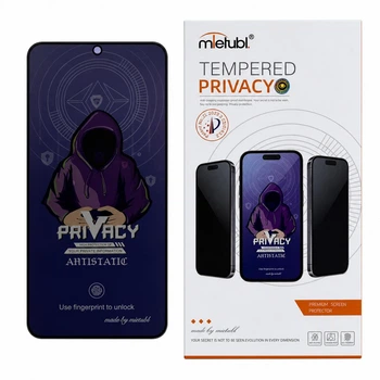Захисне скло антишпигун на Samsung Galaxy S25 MIETUBL Privacy приватне затемнене 3D (ЕС-2152S25PB)