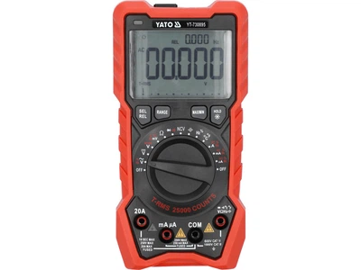 Мультиметр Yato із LCD-цифровим діапазоном 25000 (YT-730895)