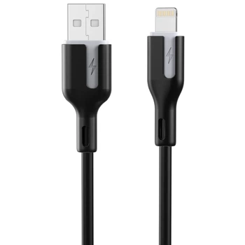 Кабель Choetech USB-A Lightning 1 м 2.4A для передачі даних Black (XAL-0003-BK-V2)