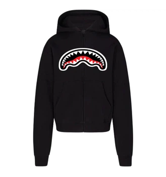 Чоловічий зіп-худі Bape Чорний Розмір S (ZPHOD39)