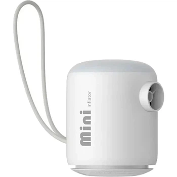 Аккумуляторный мини-насос для матрасов и надувных кругов Baseus PocketGo Portable Air Pump. White