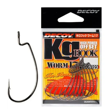 Крючок Decoy Worm17 Kg Hook 02 9 шт/уп