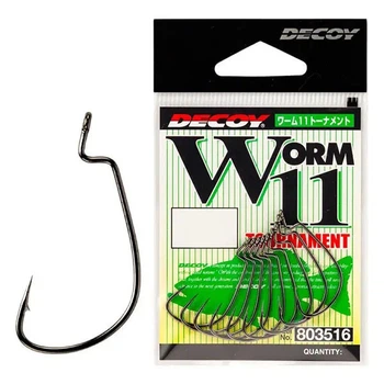 Крючок Decoy Worm11 Tournament 2/0 8 шт/уп