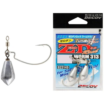 Крючок Decoy Worm313 Zero-Dan Rock #3/0-21.0g 2 шт/уп
