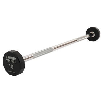 Штанга неразборная с фиксированным весом прямая PEV HAMMER STRENGHT TA-9979-10 10кг