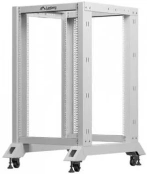 Серверна стійка Lanberg Open Rack 19" 18U 600x800 Grey (OR01-6818-S)