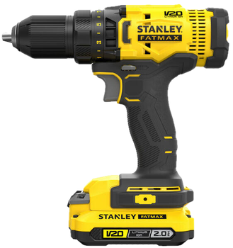 Дриль-шуруповерт акумуляторний Stanley 18V з 2 акумуляторами 2 Аг (SFMCD700D2A)
