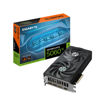 Видеокарта RTX 5060 Ti 8GB GDDR7 Eagle OC Gigabyte (GV-N506TEAGLE OC-8GD)