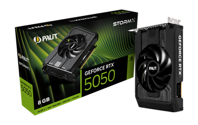 Видеокарта RTX 5050 8GB GDDR6 StormX Palit (NE65050019P1-GB2070F)