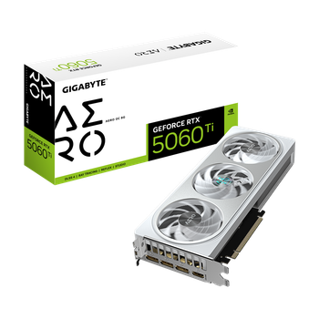Видеокарта RTX 5060 Ti 8GB GDDR7 Aero OC Gigabyte (GV-N506TAERO OC-8GD)
