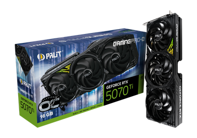 Видеокарта RTX 5070 Ti 16GB GDDR7 GamingPro-S OC Palit (NE7507TS19T2-GB2031U)