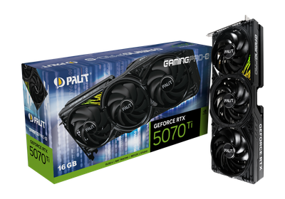 Видеокарта RTX 5070 Ti 16GB GDDR7 GamingPro-S Palit (NE7507T019T2-GB2031U)