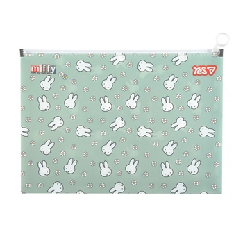 Папка-конверт Yes Miffy А4 на молнии