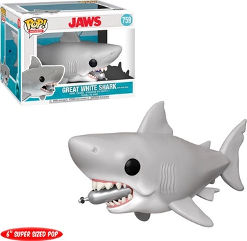 Figurka Funko Pop! Jaws 759 Great White Shark with Diving Tank 38567 (889698385671)