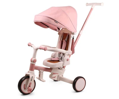 Детский 3-колесный велосипед Milly Mally Zippy 5 в 1 Pink 6380, 5907090700443