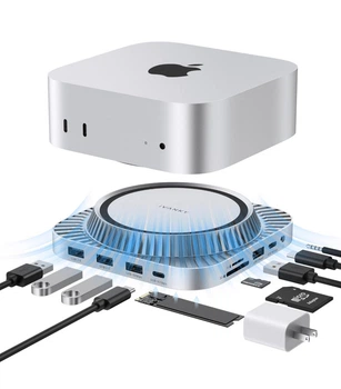 Док-станция iVANKY FusionDock 3 для Mac mini M4, 13-в-1, HDMI 4K@120Hz, M.2 SSD