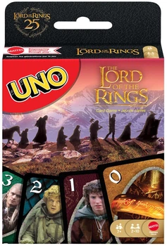 Настільна гра Mattel Uno Lord of the Rings (194735375240)