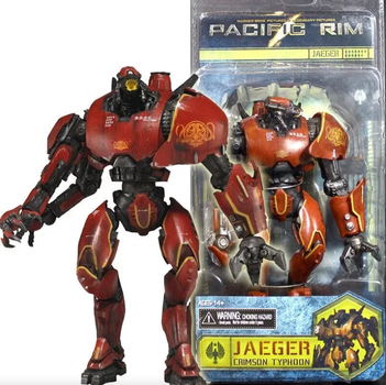 Коллекционная фигурка робота из фильма Тихоокеанский рубеж Pacific Rim Jaeger Crimson Typhoon 18 см |