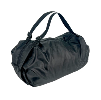 RollBag Lite 20L Складная универсальная сумка для спорта, покупок и путешествий черная