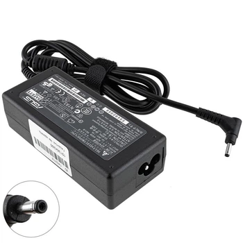 Блок живлення для ноутбука ASUS 19V, 3.42A, 65W, 3.0*1.0мм, L-подібний, black, RECTANGULAR