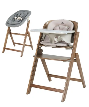 Стілець для годування + шезлонг CARRELLO Focus CRL-16801 Whisper Grey