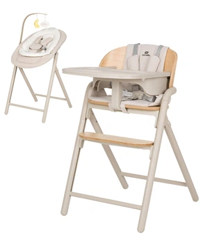 Стілець для годування + шезлонг CARRELLO Tenero CRL-9507 Olympus Beige Wooden