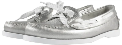 Топ-сайдеры Cliford 39 Серебряный Clif232-081Ksilver (модель: Clif232-081Ksilver)