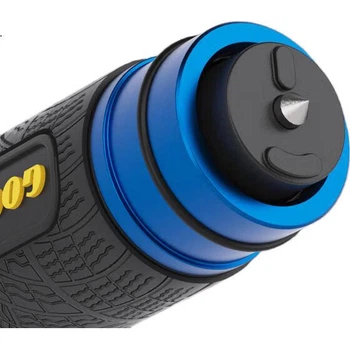 Багатофункціональний рятувальний молоток Goodyear, вибивач вікон, головка з вольфрамової сталі у стилі пістолета з вбудованим різаком для аварійно-рятувальних робіт та загального використання