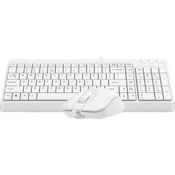 Комплект проводной A4Tech Fstyler F1512 USB Ivory