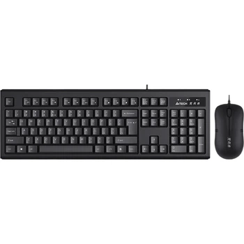 Комплект проводной A4Tech WKM-1000 USB Черный