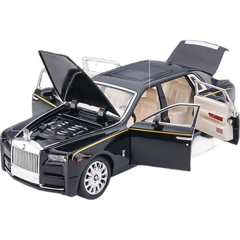 Детская игрушечная модель автомобиля Rolls-Royce Phantom от Chiyu Toys, реалистичная модель из сплава, подарок для мальчиков.