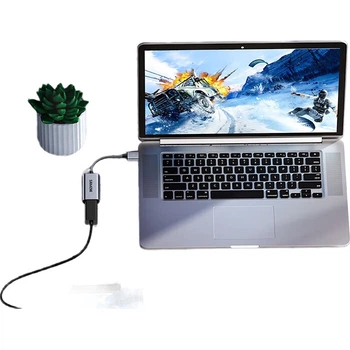 Sanze Video Capture Card Switch Game HDMI Female to USB Capture Adapter Cable PS4/NS Laptop Mobile Phone Live Streaming CJQ-015B