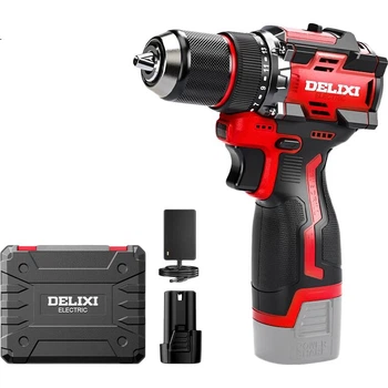 Дрель-шуруповерт Delixi DLX-643 бесщеточная литиевая, 16.8В