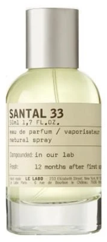 Woda perfumowana unisex Le Labo Santal 33 50 ml (811901022769)