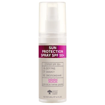 Спрей SPF 50+ після косметологічних процедур Green Pharm Cosmetic 120ml
