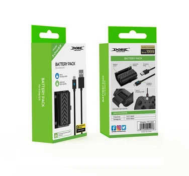 Акумулятор DOBE TYX-1889S 1200 mAh для Xbox ONE/S/X з кабелем і кришкою для контролера