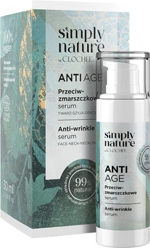 Сироватка для обличчя Clochee Simple Nature Anti Age від зморшок 30 мл (5903900380959)