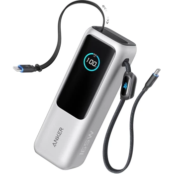 Универсальная мобильная батарея Anker Laptop 25000mAh 165W Silver (A1695H41)